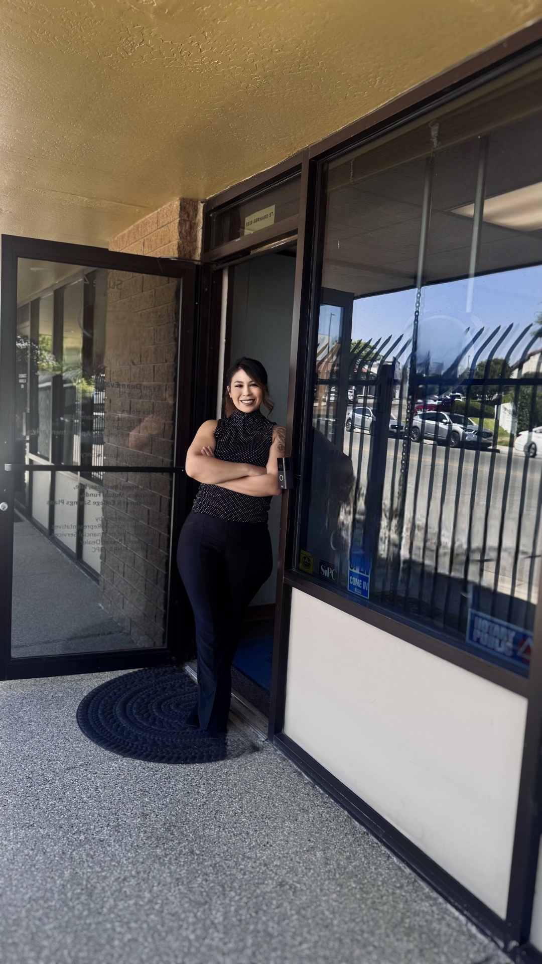 Cindy Hernandez at her Bakersfield office